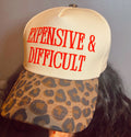 Expensive & Difficult Leopard Trucker Hat